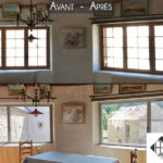 Avant / Après : Menuiseries aluminium design carré