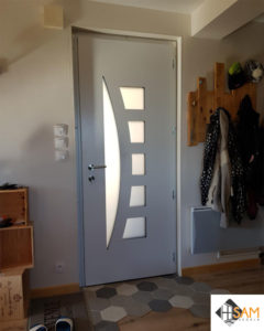 Porte aluminium K.Line (Collection Contemporaine - Modèle Lunaire)