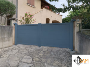 Portail aluminium La Toulousaine - Modèle Jersey