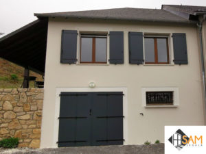 Volets battants aluminium - Coloris gris anthracite ral 7016