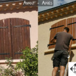 Remplacement volet bois par volet en aluminium