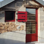 Menuiseries aluminium rouge Ral 3004